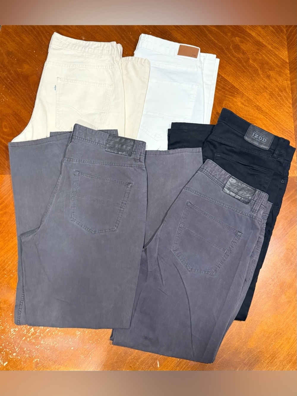 Men’s 5pc Pants Bundle | Levi’s, IZOD, Zara, English Laundry | 34x32